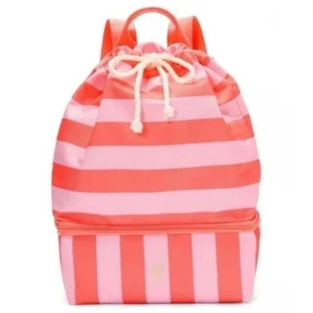 Victoria's Secret NEW Striped Beach Cooler Backpack